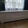 IKEA TV Bench in modern High Gloss White Image 2