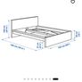 Double bed frame Malm grey Image 2