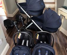Cybex gazelle s double Travel system