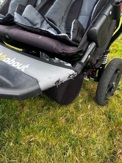 Out n about double buggy