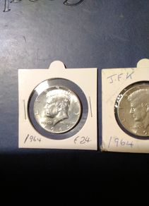 Tw0  Jfk  Silver Half Dollars