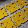Multi Placemats and Coaster Funny Cheese Shape and Colour Image 6