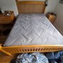 King Size Bed and Matress Image 3