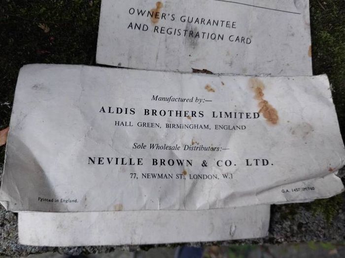 Vintage Aldis Projector / Prop