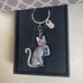 Crystal cat keyring Image 2