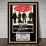 U2 Slane Castle 2001 concert poster with ticket reproduction print Image 2