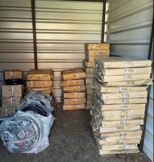 New boxed: tri grip rubber Olympic weight plates