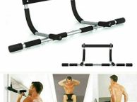 main image for ad Gym Fitness Bar Chin Up Pull Up Strength Situp Dips Exercise Workout Door Bar