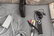 Nintendo Wii black with one Controller.