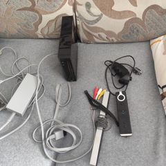 Nintendo Wii black with one Controller.