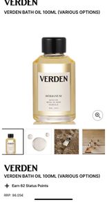 Luxury Verden Bath Oil 100ml Brand New