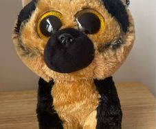 TY  Beanie Boos 6" Sprint German Shepherd Soft Toy No Tags