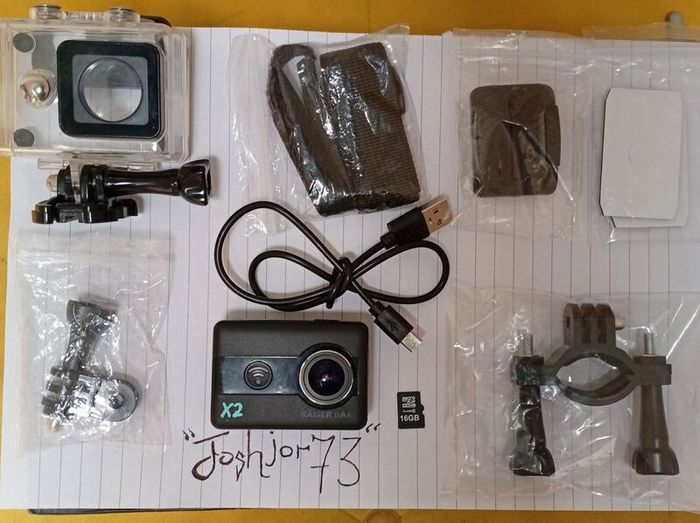 Kaiser Baas X2 HD Action Camera & all Accessories ((Brand New))((Never Used))((16GB SD Card))