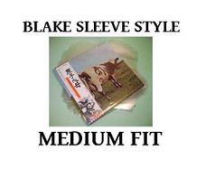 200 x Clear Vinyl Record Sleeves - MEDIUM FIT - (Blake Sleeve Style) - Excellent Quality & Value Budget Pack!