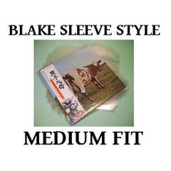 400 x Clear Vinyl Record Sleeves - MEDIUM FIT - (Blake Sleeve Style) - Excellent Quality & Value Budget Pack!
