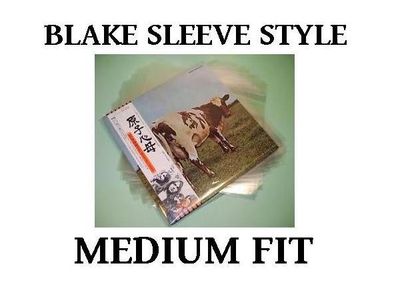 500 x Clear Vinyl Record Sleeves - MEDIUM FIT - (Blake Sleeve Style) - Excellent Quality & Value Budget Pack!