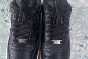 Nike Air Force black with white sole mens trainers