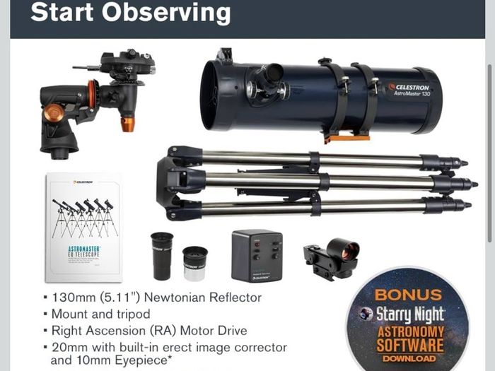 Celestron Astro Master 130EQ Telescope