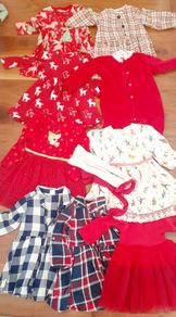 Baby girl Christmas Clothes bundle (12-18m)