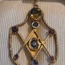 Antique 14ct Gold Masonic Pin Image 2