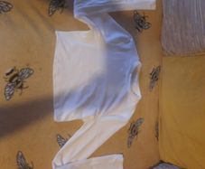New white crop top