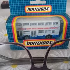 Matchbox MB 17 London Double Decker City Bus White Happy 1000 DublinDenny