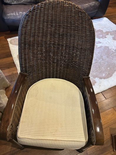 Two wicker chairs