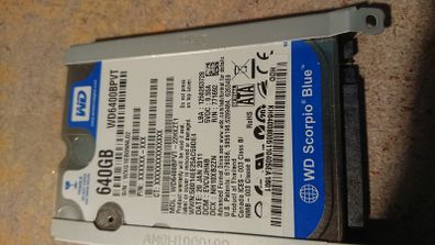 WD 640gb 640gb Laptop Drive