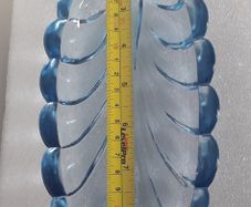 DISH - Art Deco - Blue Glass