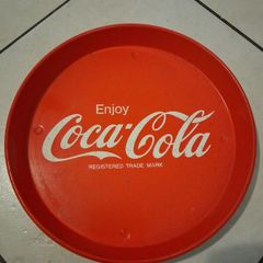 Original Vintage Coca-Cola tin waiters tray