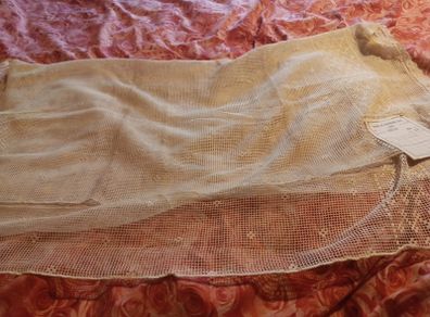 vintage Nottingham lace