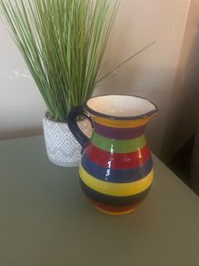 Hand Painted Milk Jug