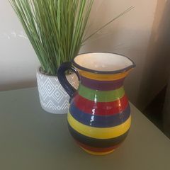 Hand Painted Milk Jug