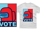 Vote imposter among us t-shirt impostor t-shirt