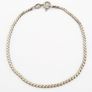 Vintage Italian 925 Sterling Silver Flat Curb Bracelet Image 3
