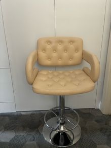 Cream bar stool