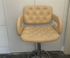 Cream bar stool