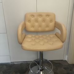 Cream bar stool