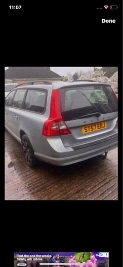 Volvo estate car  Northern registeredMot Feb 2027