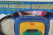 Kids AM FM Cassette Recorder Boombox