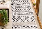 Cotton Area Rug Runner for Hallway, Throw Rugs for Bedroom, Woven Area Rug Indoor, Runner Rug for Kitchen