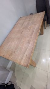 solid wood table