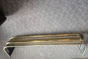 19th Cent pierced brass fender