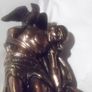 a bronze or metal the death of cuchulainn statue Image 2