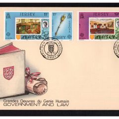 1983 Jersey Europa (Great work of Human Genius) Stamps First Day Cover (FDC)