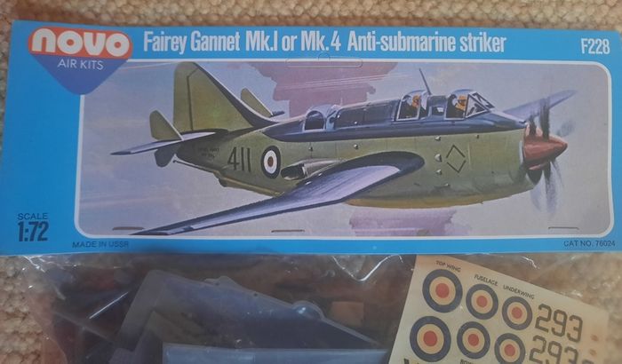 Vintage Model Kit - Nova Air Kit - Anti- Submarine Striker