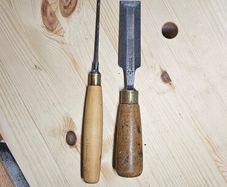 2 Marples bevel edge chisels