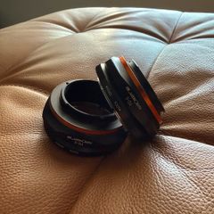 canon FD - sony e adapter pair