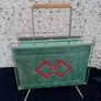 Mid century magazine rack, vintage, newspaper rack, vintage magazine rack Image 2