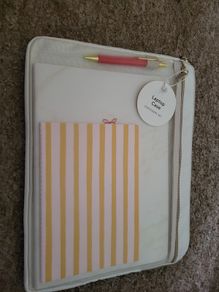 Laptop case stationery set - 2 notebooks, pen and laptop cover NEW